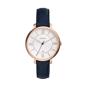 FOSSIL Jacqueline Navy Leather Watch