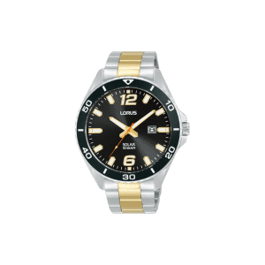 Lorus Gents Two-Tone 3-Hands Solar Watch