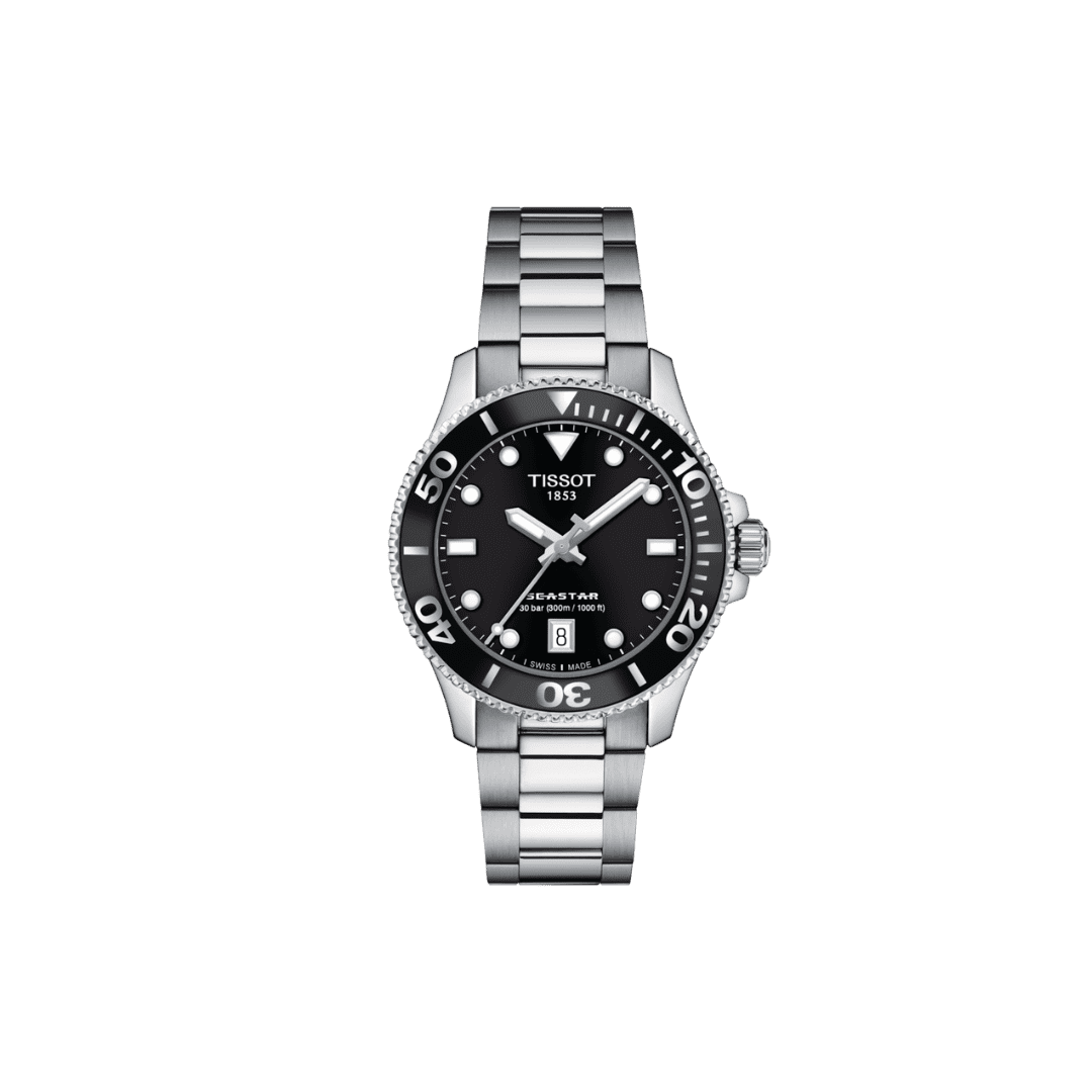 Orologio Tissot Seastar 1000 Uomo – 36 Mm Quadrante Bianco, Acciaio T120.210.11.011.00