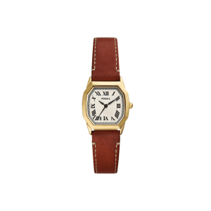 FOSSIL Harlow Three-Hand Medium Brown Leather Watch