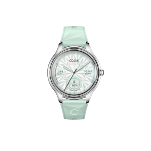 COLMI L28 Smart Watch 1.32"inch AMOLED Display round smartwatch Fitness Tracker Heart Rate Monitor Call Music Control 2 with silicone and stainless steel straps for women