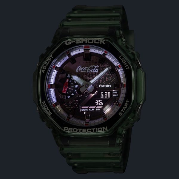 Casio G-Shock Coca-Cola® collaboration model GA-2100CC-3A